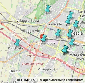 Mappa Via Vergnano, 25125 Brescia BS, Italia (2.24846)