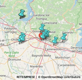 Mappa Via Vergnano, 25125 Brescia BS, Italia (12.68333)