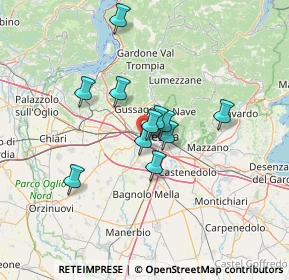 Mappa Via Vergnano, 25125 Brescia BS, Italia (9.74364)