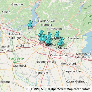 Mappa Via Vergnano, 25125 Brescia BS, Italia (6.08909)