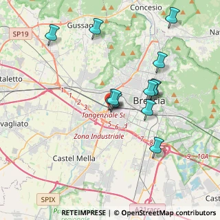 Mappa Via Vergnano, 25125 Brescia BS, Italia (3.54)