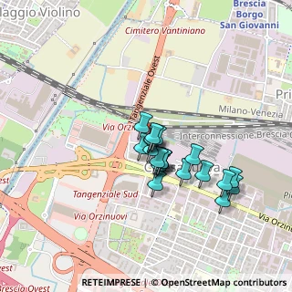 Mappa Via Vergnano, 25125 Brescia BS, Italia (0.313)