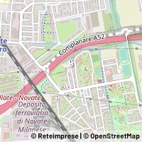 Mapa Novate Milanese