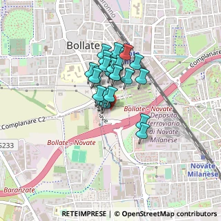 Mappa Via Volturno, 20021 Bollate MI, Italia (0.268)