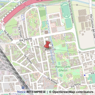 Mappa Via Monte Grappa, 43, 20026 Novate Milanese, Milano (Lombardia)