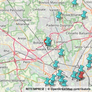 Mappa Via Carso, 20026 Novate Milanese MI, Italia (6.8255)
