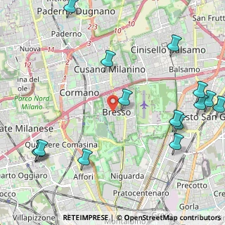 Mappa Piazza Martiri della Libertà, 20091 Bresso MI, Italia (2.90133)