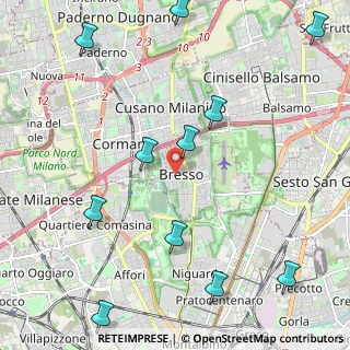 Mappa Piazza Martiri della Libertà, 20091 Bresso MI, Italia (2.78091)