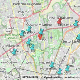 Mappa Piazza Martiri della Libertà, 20091 Bresso MI, Italia (2.75167)