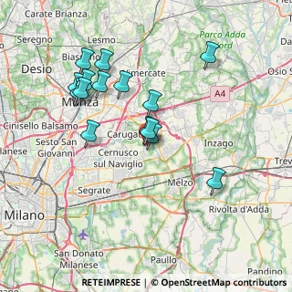 Mappa Via della Croce, 20041 Bussero MI, Italia (7.03067)