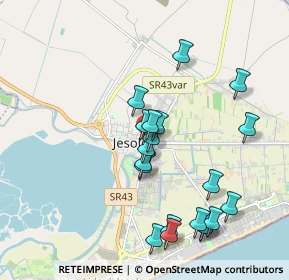 Mappa Via Arturo Toscanini, 30016 Jesolo VE, Italia (1.9235)