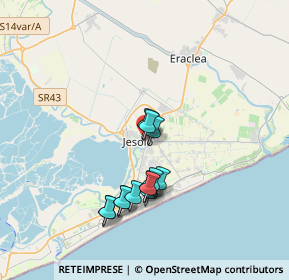 Mappa Via Cesare Battisti, 30016 Jesolo VE, Italia (3.09846)