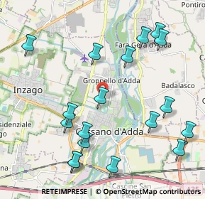 Mappa Via Giovanni XXIII, 20062 Cassano d'Adda MI, Italia (2.38556)