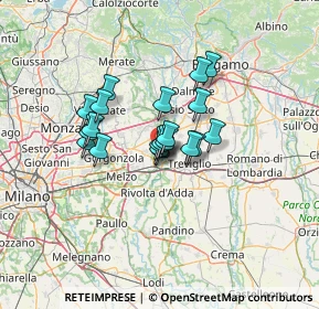 Mappa Via Giovanni XXIII, 20062 Cassano d'Adda MI, Italia (8.752)