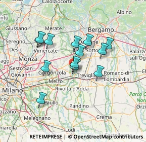 Mappa Via Giovanni XXIII, 20062 Cassano d'Adda MI, Italia (11.44769)