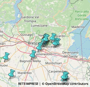 Mappa Via Daniele Perazzi, 25082 Botticino BS, Italia (15.64412)