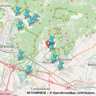 Mappa Via Daniele Perazzi, 25082 Botticino BS, Italia (4.66909)