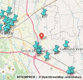 Mappa Via degli Ippocastani, 36040 Torri di Quartesolo VI, Italia (5.8455)