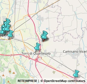 Mappa Via degli Ippocastani, 36040 Torri di Quartesolo VI, Italia (5.554)