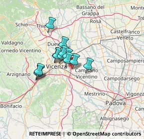 Mappa Via degli Ippocastani, 36040 Torri di Quartesolo VI, Italia (8.90231)