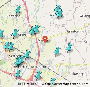 Mappa Via degli Ippocastani, 36040 Torri di Quartesolo VI, Italia (2.7645)