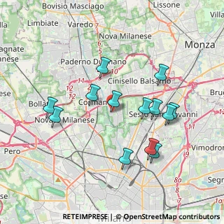 Mappa Via Camillo Benso Conte di Cavour, 20091 Bresso MI, Italia (3.57)