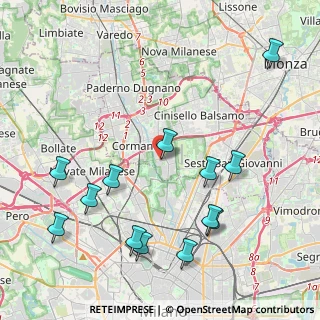Mappa Via Camillo Benso Conte di Cavour, 20091 Bresso MI, Italia (4.81462)