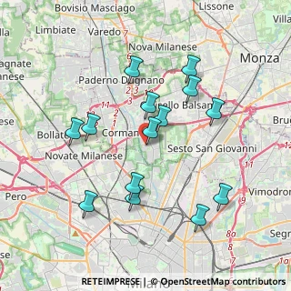 Mappa Via Camillo Benso Conte di Cavour, 20091 Bresso MI, Italia (3.63)