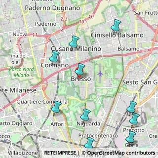 Mappa Via Camillo Benso Conte di Cavour, 20091 Bresso MI, Italia (2.88)