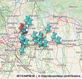 Mappa Via Campagna, 20065 Inzago MI, Italia (11.56)