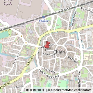 Mappa Via Cardinale Rangoni, 11, 25032 Chiari, Brescia (Lombardia)
