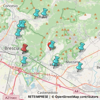 Mappa Via Edmondo de Amicis, 25082 Botticino BS, Italia (4.78692)