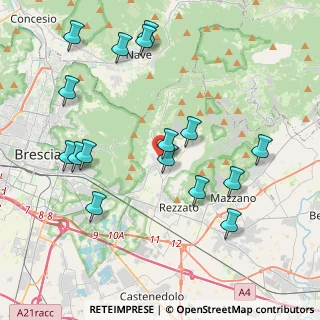 Mappa Via Edmondo de Amicis, 25082 Botticino BS, Italia (4.38375)