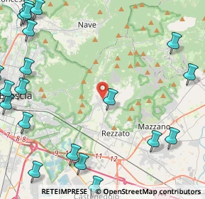 Mappa Via Edmondo de Amicis, 25082 Botticino BS, Italia (6.749)