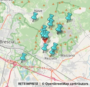 Mappa Via Edmondo de Amicis, 25082 Botticino BS, Italia (2.58214)