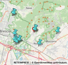 Mappa Via Edmondo de Amicis, 25082 Botticino BS, Italia (4.12917)