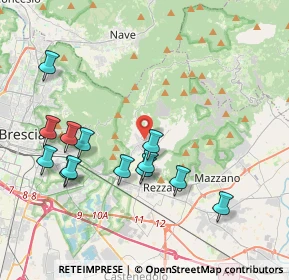 Mappa Via Edmondo de Amicis, 25082 Botticino BS, Italia (4.11385)
