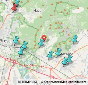 Mappa Via Edmondo de Amicis, 25082 Botticino BS, Italia (4.91818)
