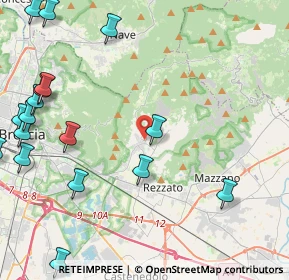 Mappa Via Edmondo de Amicis, 25082 Botticino BS, Italia (6.03588)