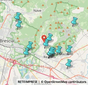 Mappa Via Edmondo de Amicis, 25082 Botticino BS, Italia (3.69714)