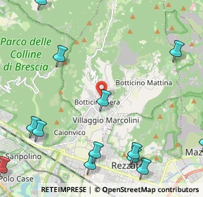 Mappa Via Edmondo de Amicis, 25082 Botticino BS, Italia (3.06231)