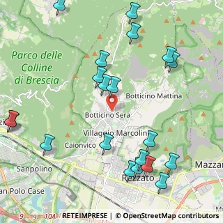 Mappa Via Edmondo de Amicis, 25082 Botticino BS, Italia (2.615)