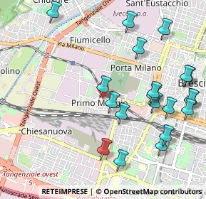 Mappa Quartiere I Maggio, 25126 Brescia BS, Italia (1.193)