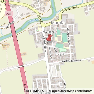 Mappa Via dei Cedri, 3, 36040 Torri di Quartesolo, Vicenza (Veneto)