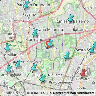 Mappa Via San Giacomo, 20091 Bresso MI, Italia (3.05846)
