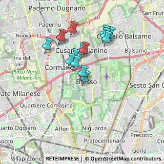 Mappa Via Filippo Corridoni, 20091 Bresso MI, Italia (1.60933)