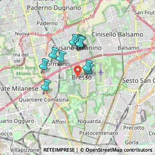 Mappa Via Filippo Corridoni, 20091 Bresso MI, Italia (1.40818)