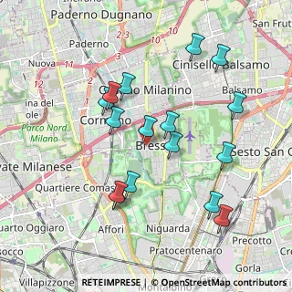 Mappa Via San Giacomo, 20091 Bresso MI, Italia (1.87063)