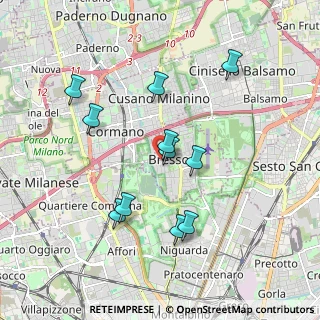 Mappa Via San Giacomo, 20091 Bresso MI, Italia (1.74727)