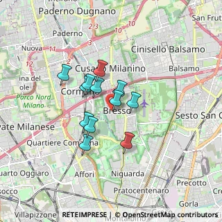 Mappa Via San Giacomo, 20091 Bresso MI, Italia (1.19917)